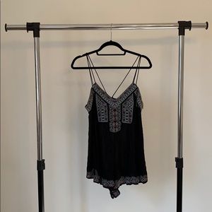 Embroidered romper | Staring at Stars